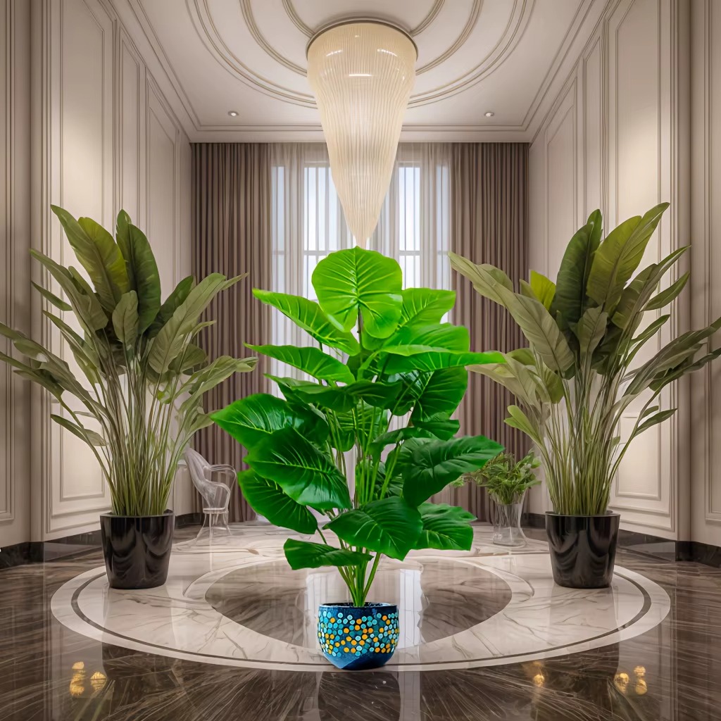 1 Buah Pohon Palem Buatan 60-1 - Monstera Adansonii ulasan dan harga