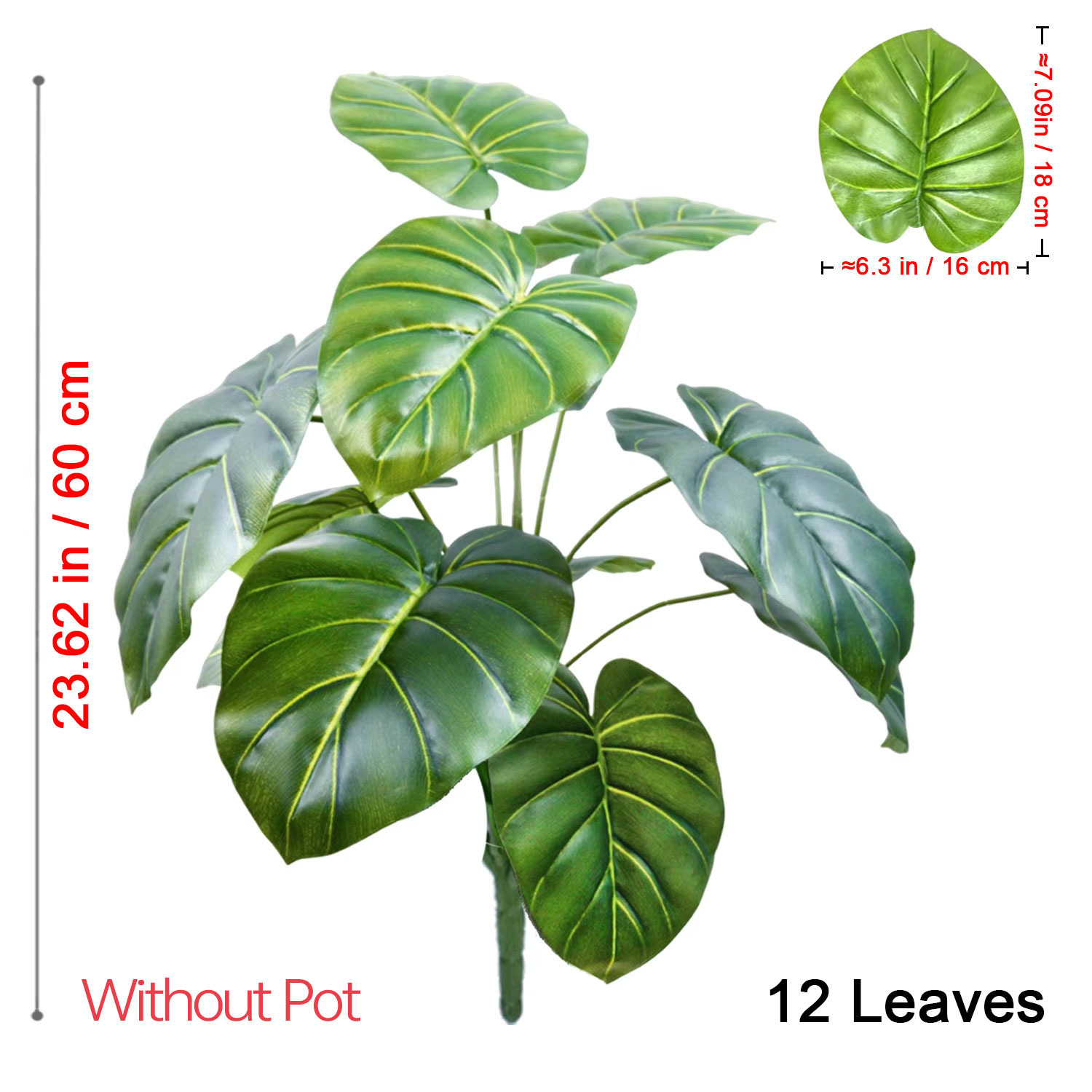 1 Buah Pohon Palem Buatan 60-1 - Monstera Adansonii ulasan dan harga