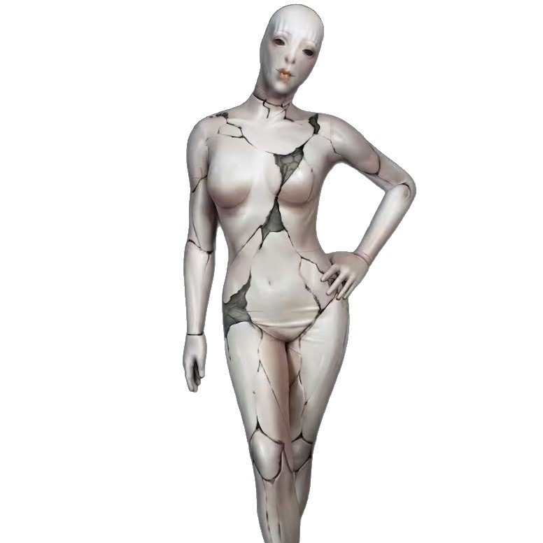 Kostum Cosplay Zentai Multi Ga - Monstera Adansonii ulasan dan harga