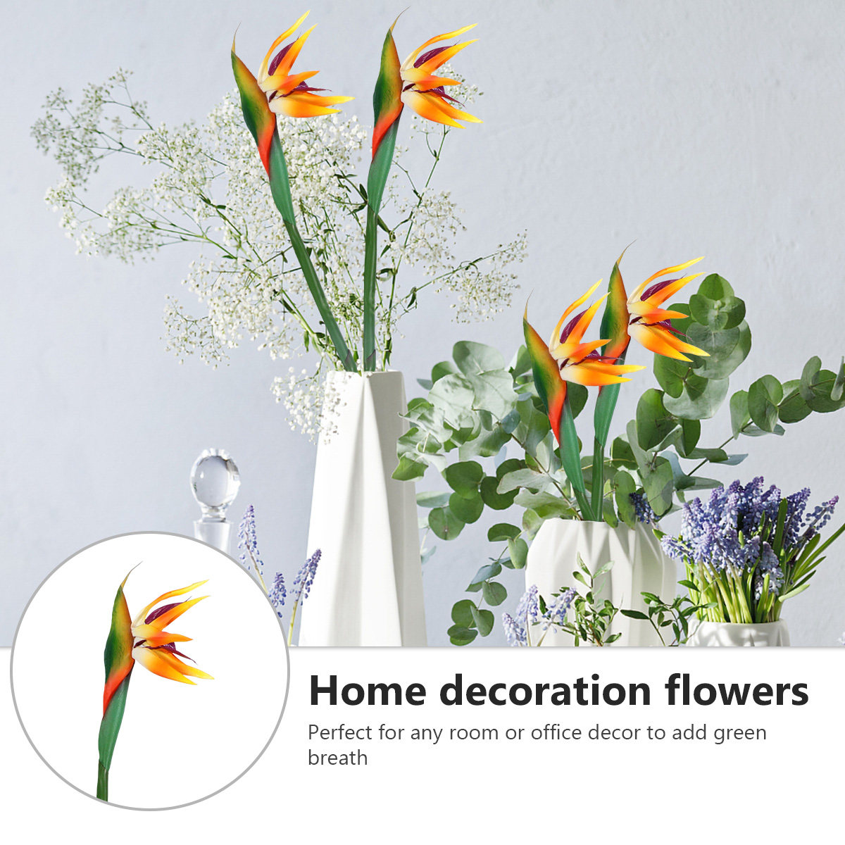 Bunga Strelitzia Buatan dengan - Bird Paradise Strelitzia ulasan dan harga