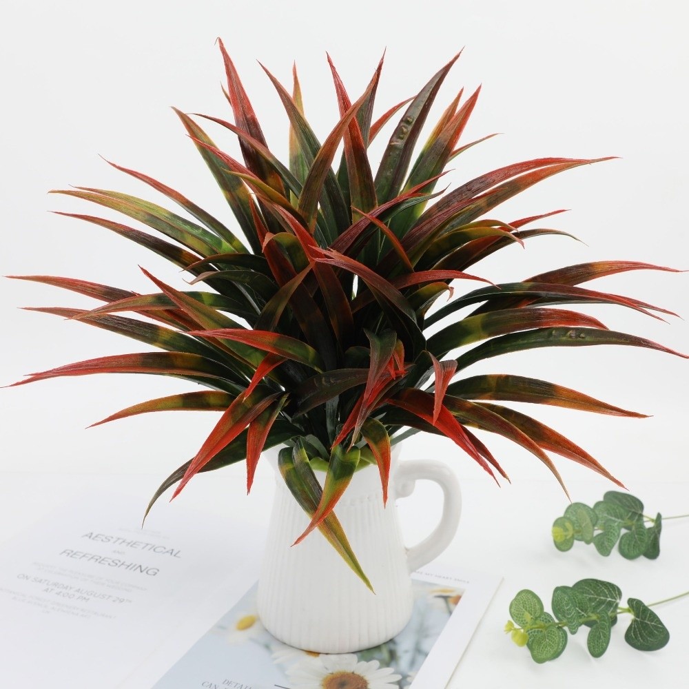 Daun Anggrek Buatan Realistis  - Spider Plant Hanging ulasan dan harga