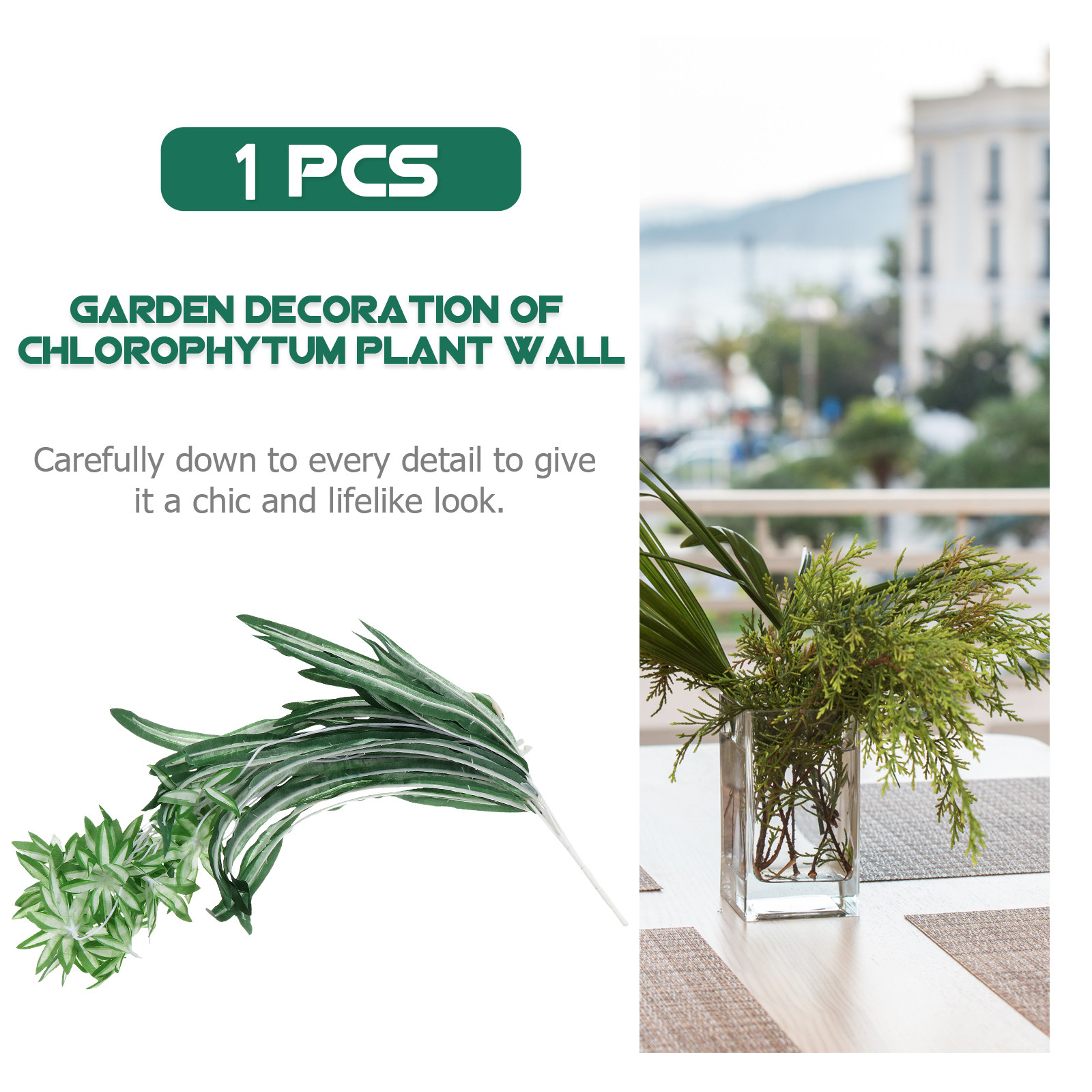 1 buah tanaman laba-laba plast - Spider Plant Hanging ulasan dan harga
