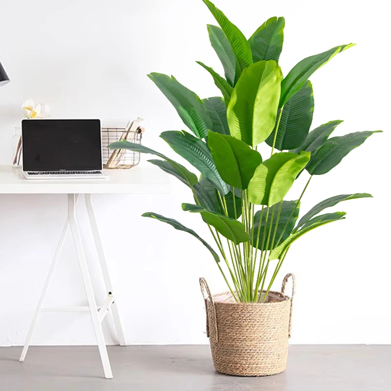 1 Buah Tanaman Buatan Pohon Pa - Monstera Adansonii ulasan dan harga